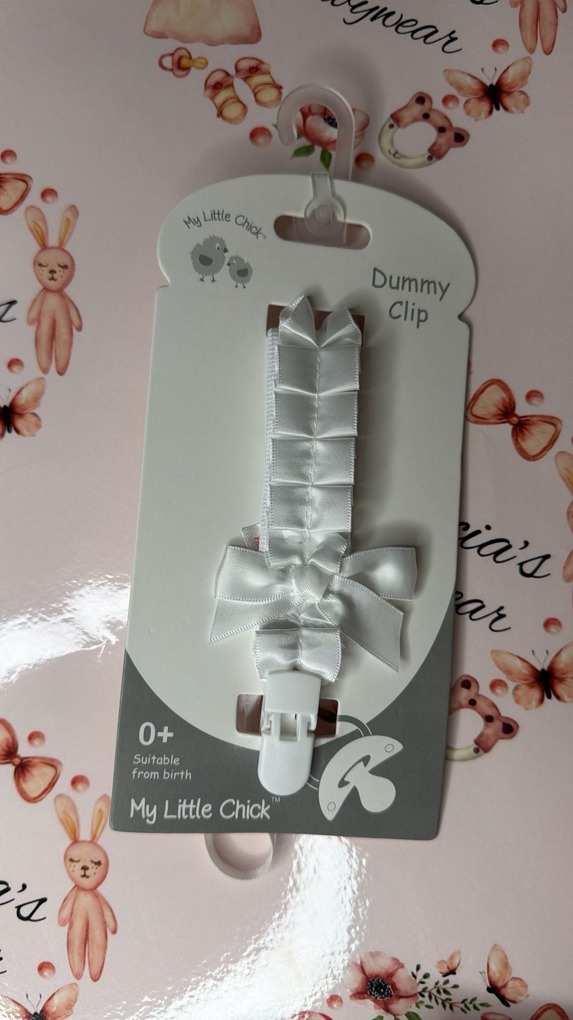 White Dummy Clip
