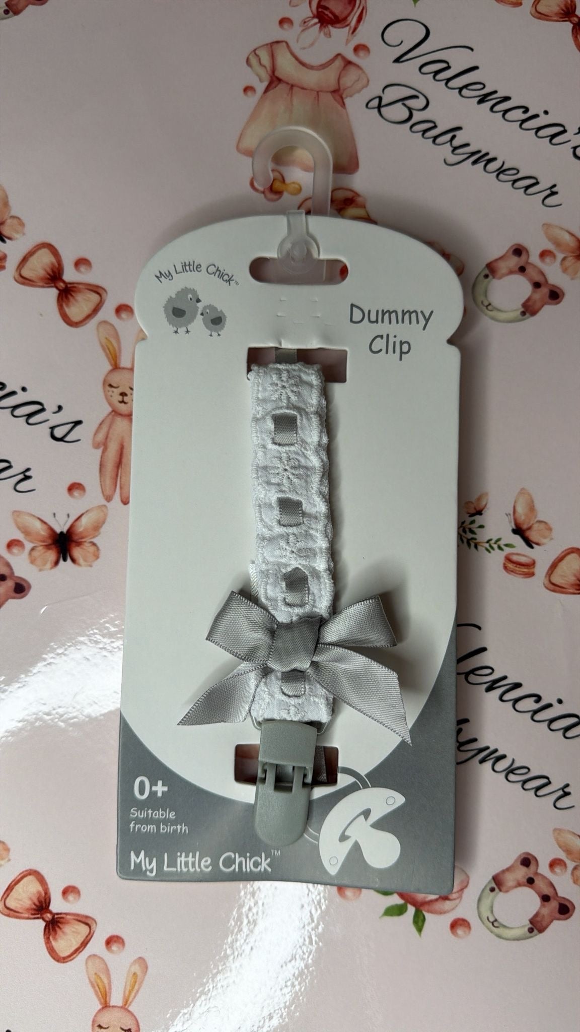 Grey Lace Dummy Clip