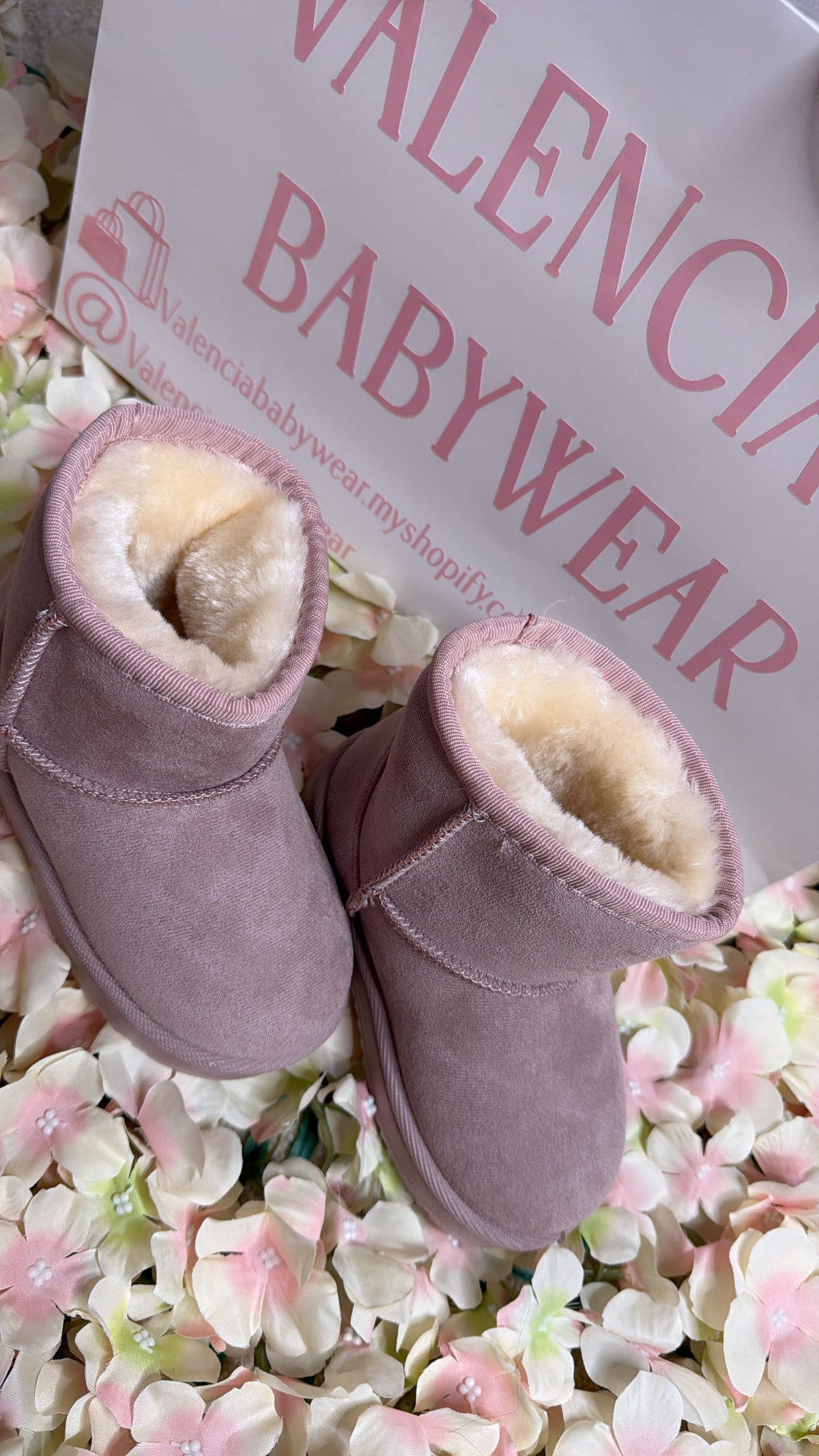 Pink Fur Winter Boots