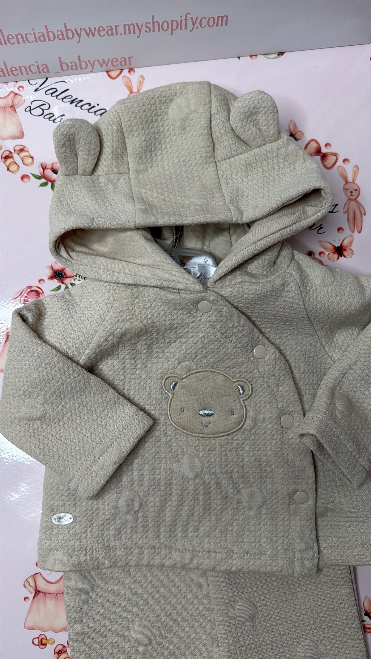 Baby bear hooded Jacket & Trouser Set