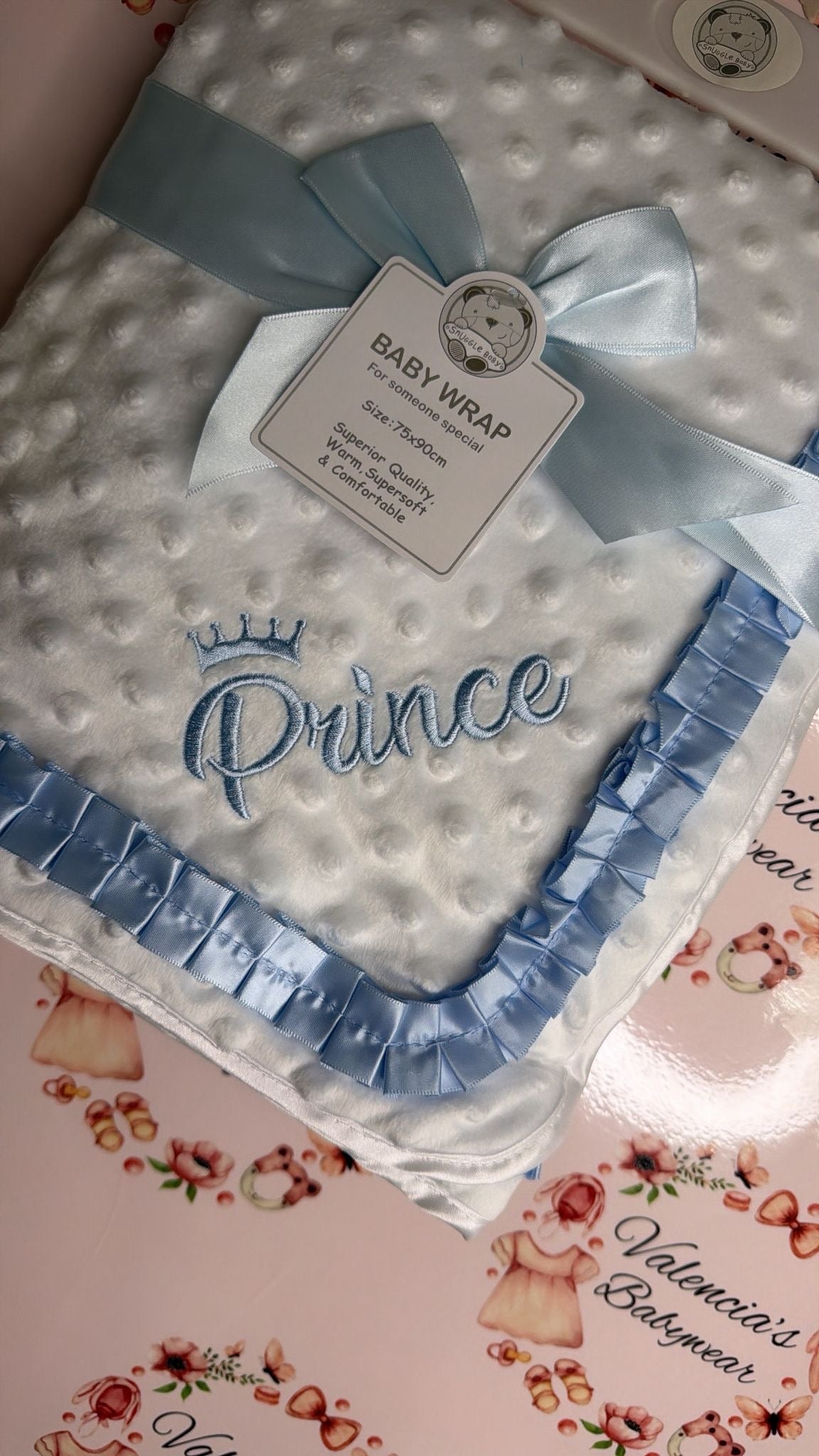 Blue Prince Frill Blanket