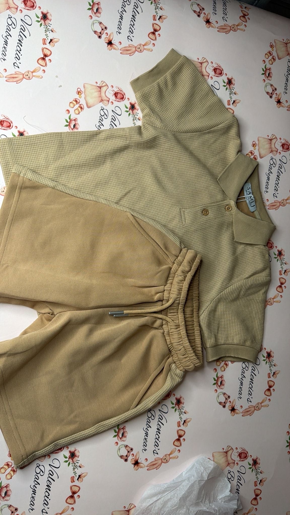 Boys Beige 2PC Set