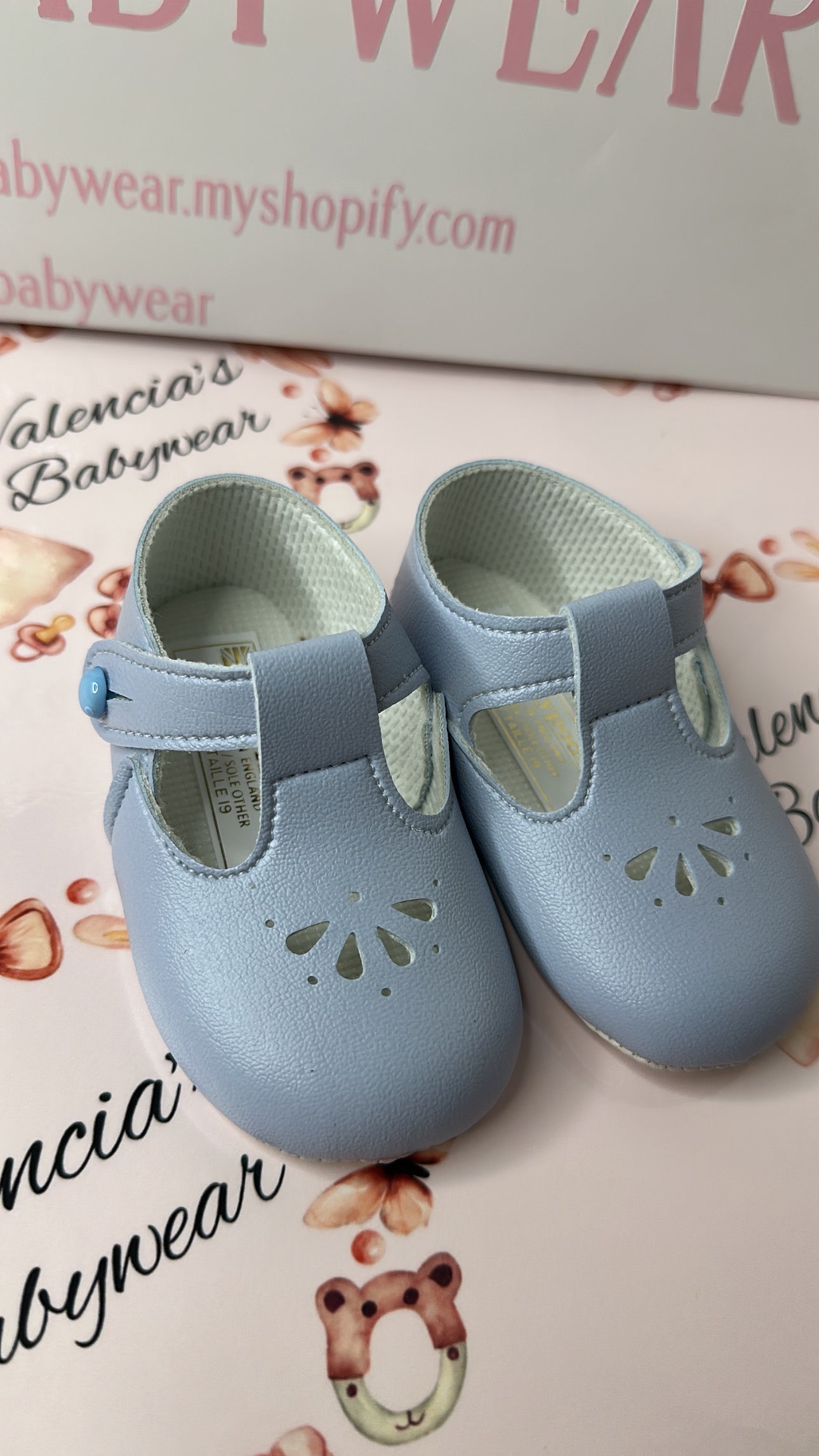 Boys Blue Pre Walker Shoes