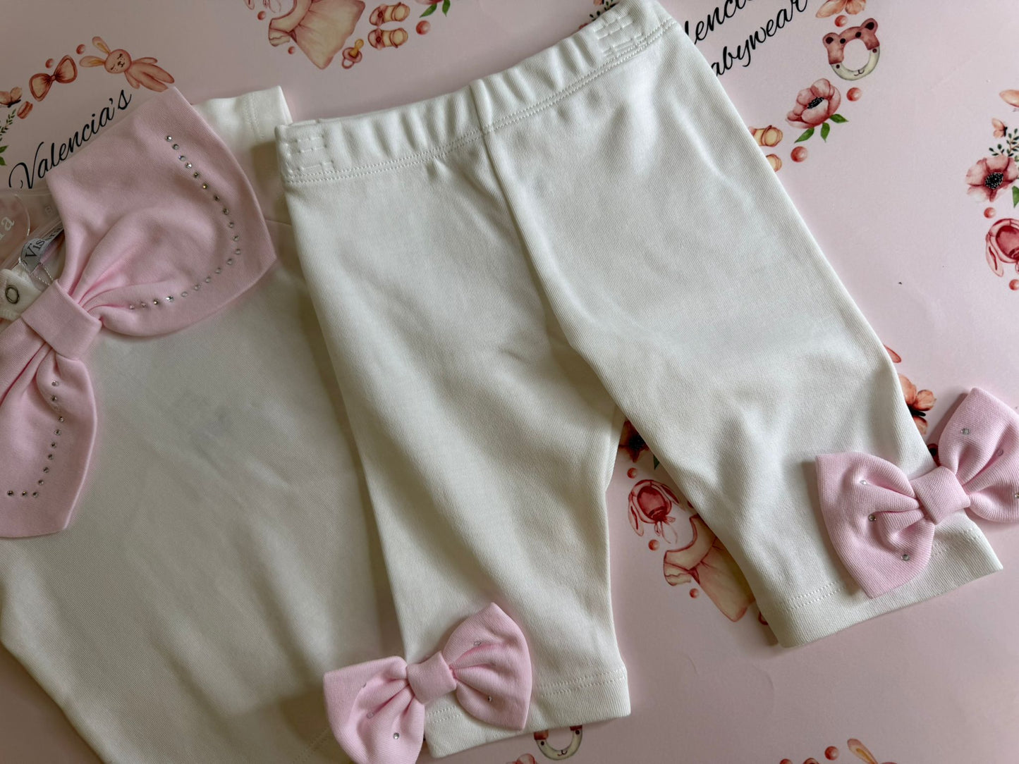 Diamanté Top & Leggings set