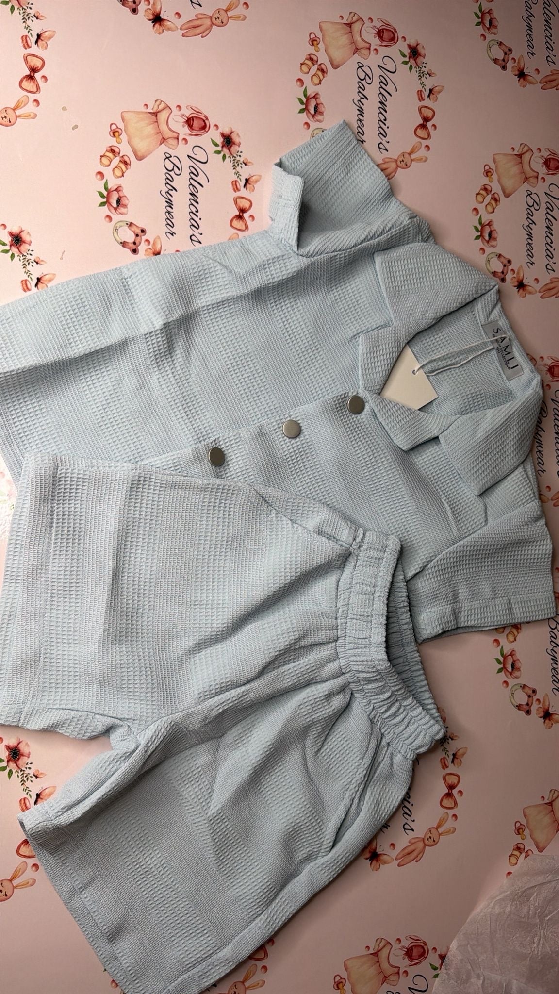 Boys Waffle 2PC Set