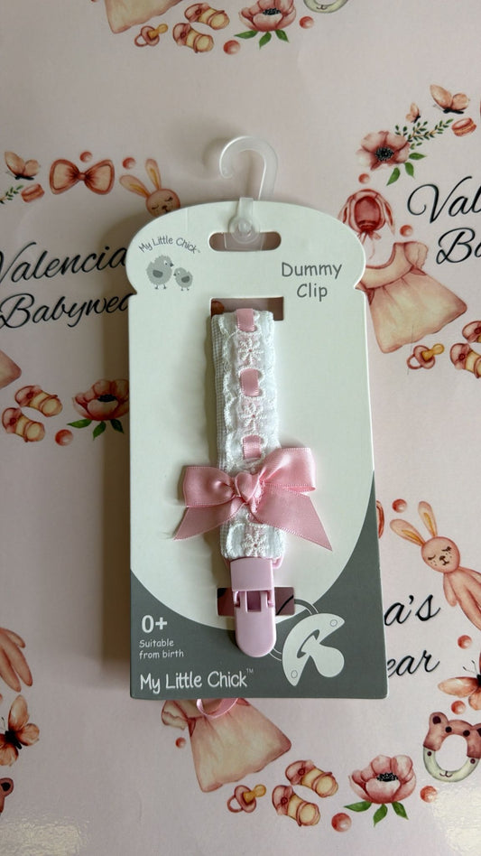 Pink lace Dummy Clip
