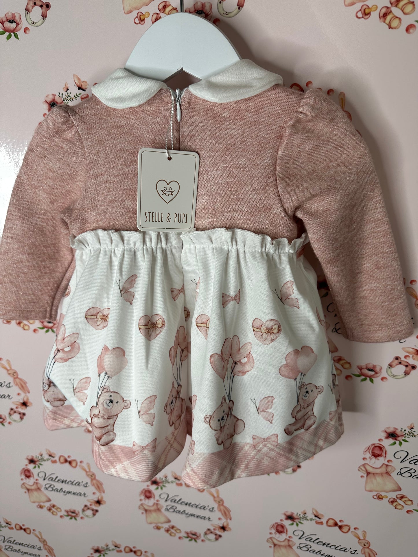 Stelle &  Pupi Pink Teddy Dress
