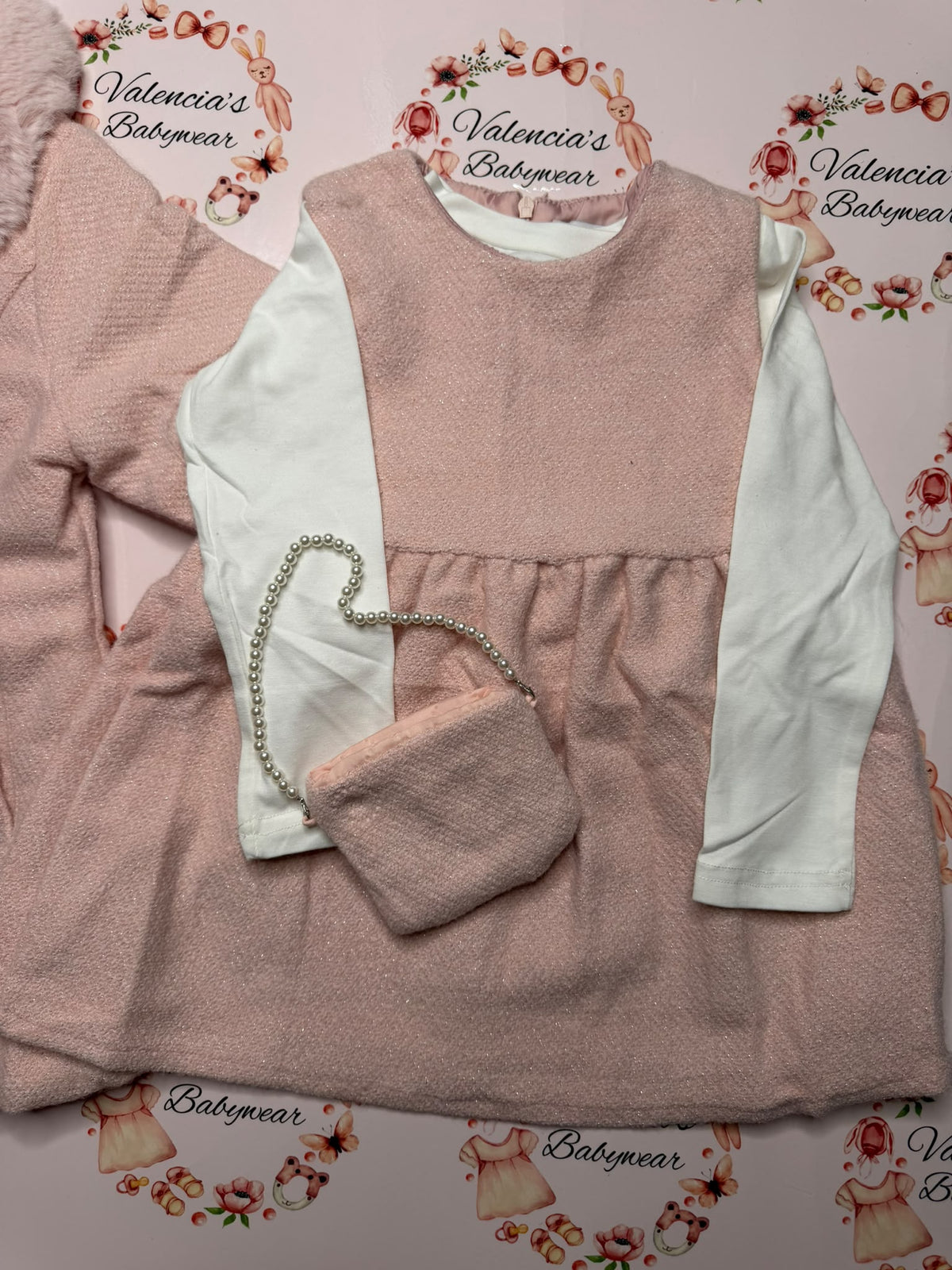 Dusty Pink 4PC Coat Set