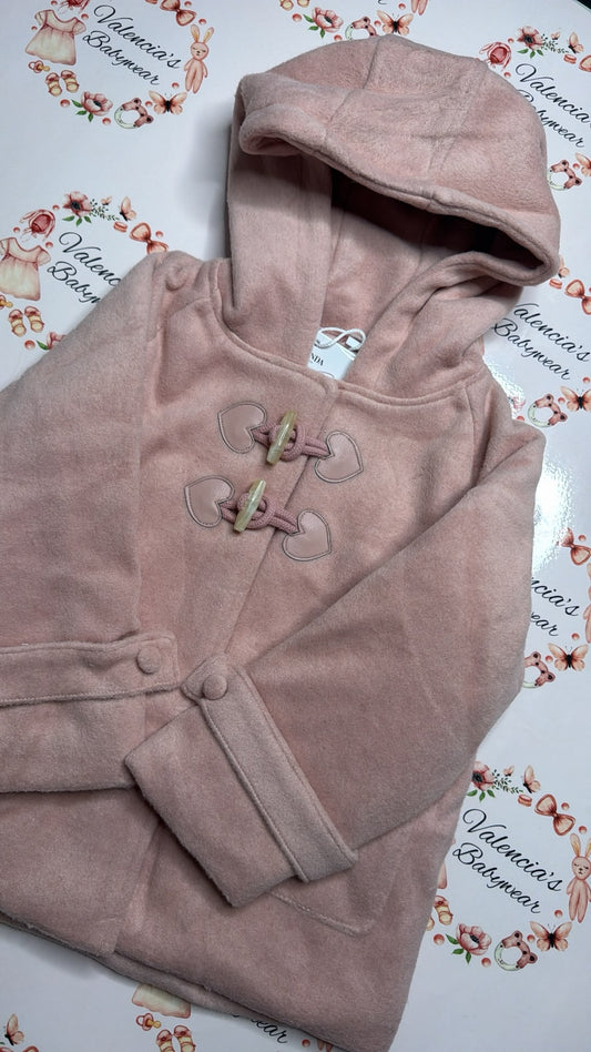 Dusty Pink Wool Coat