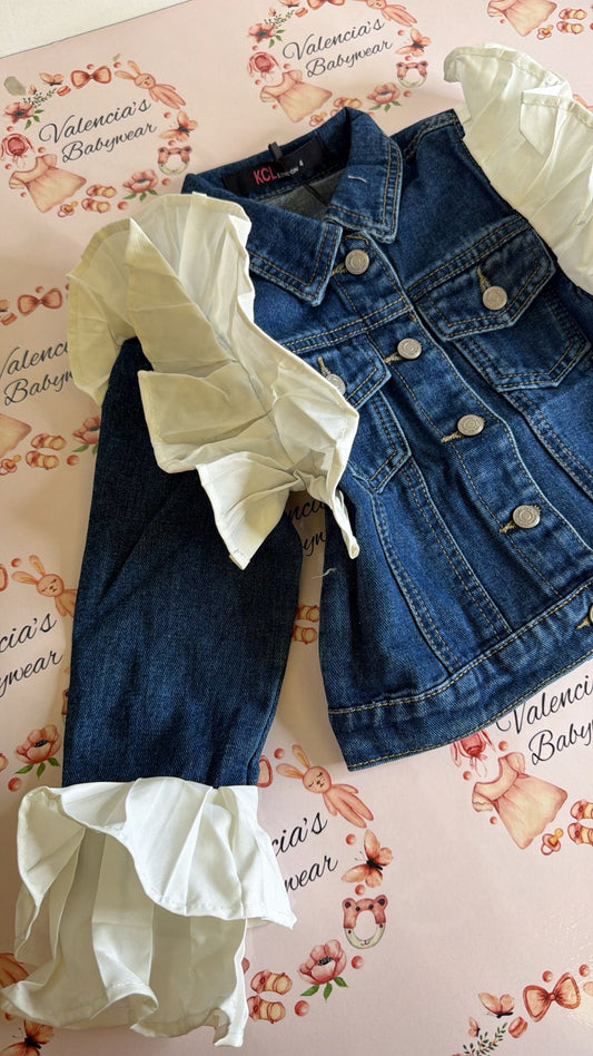 Puff Sleeve Denim Jacket