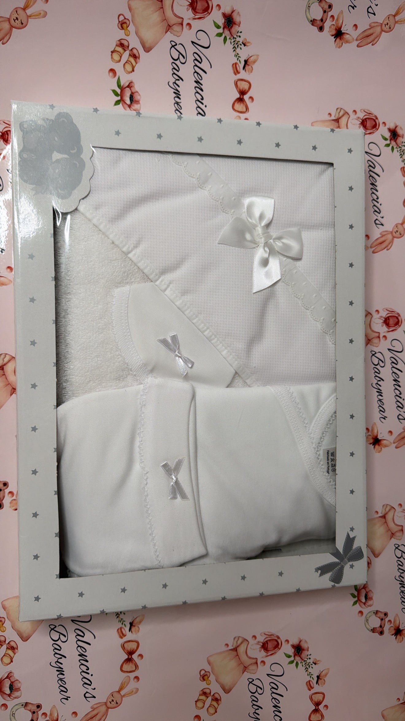 White 4PC Vest Gift Set