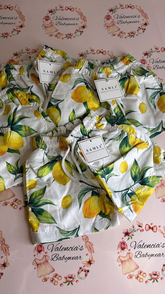 Boys lemon swim shorts