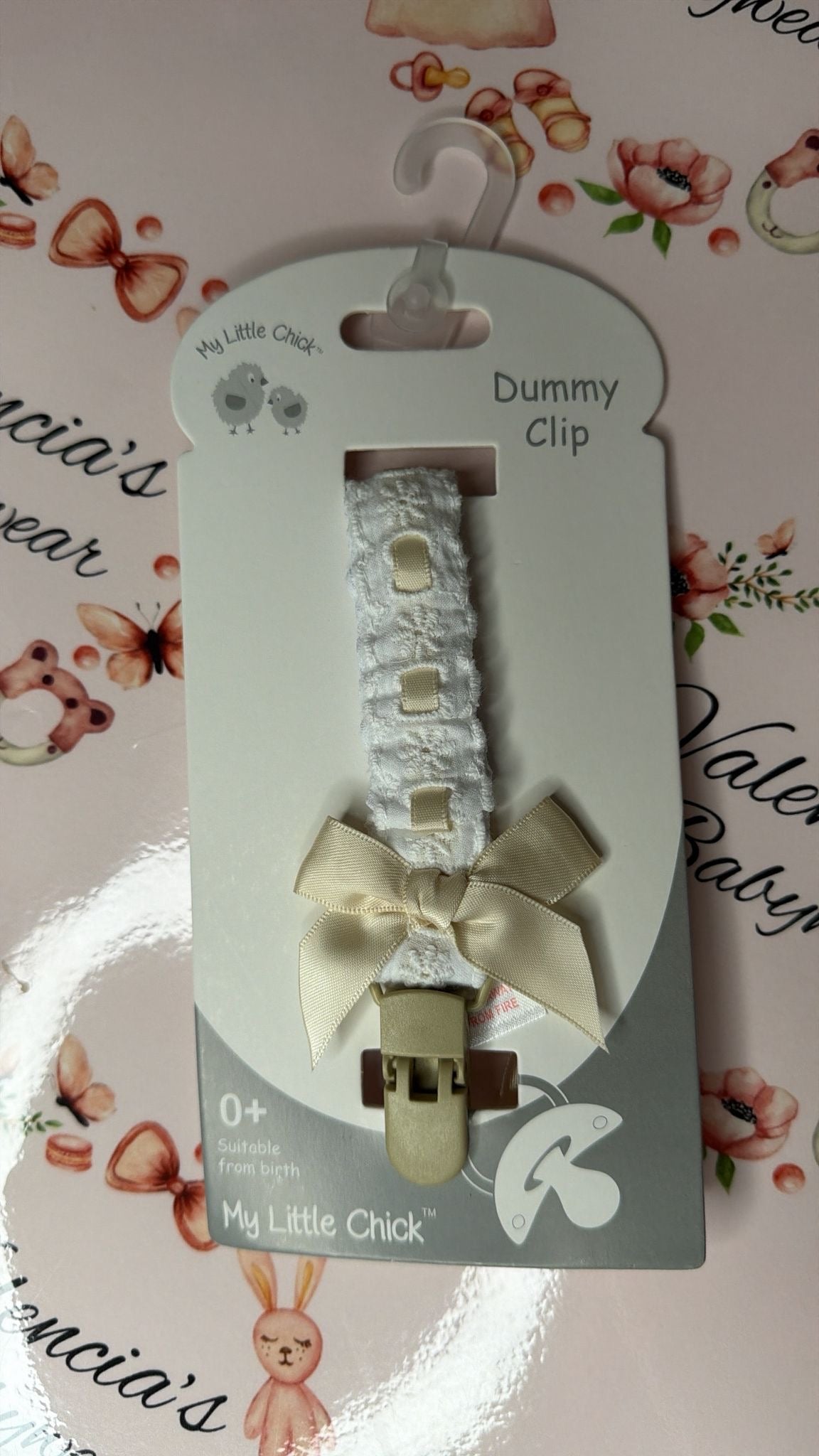 Beige Lace Dummy Clip