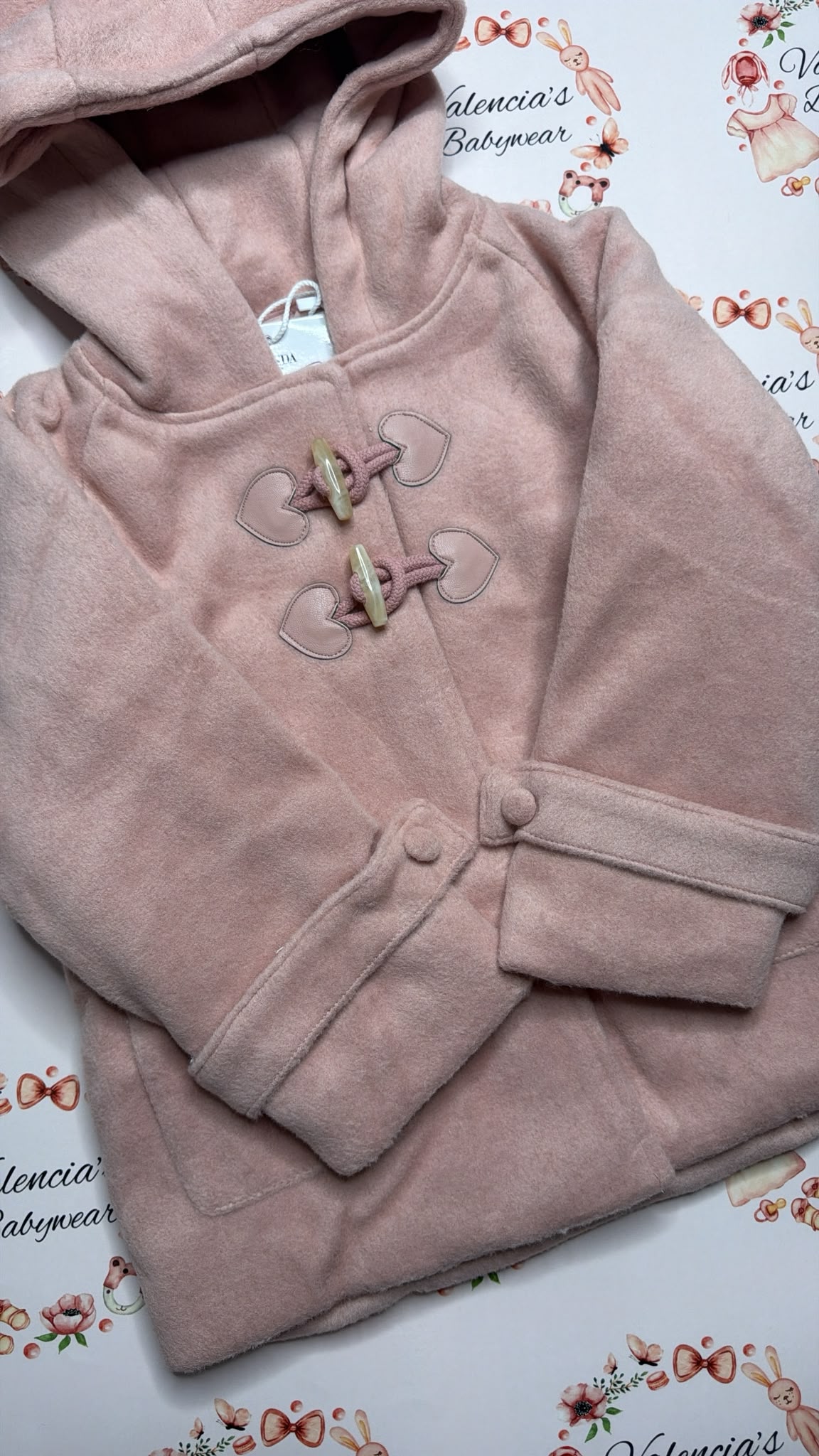 Dusty Pink Wool Coat