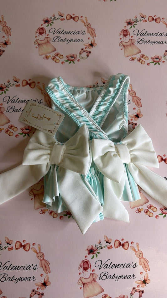 Mint Stripe Swimsuit