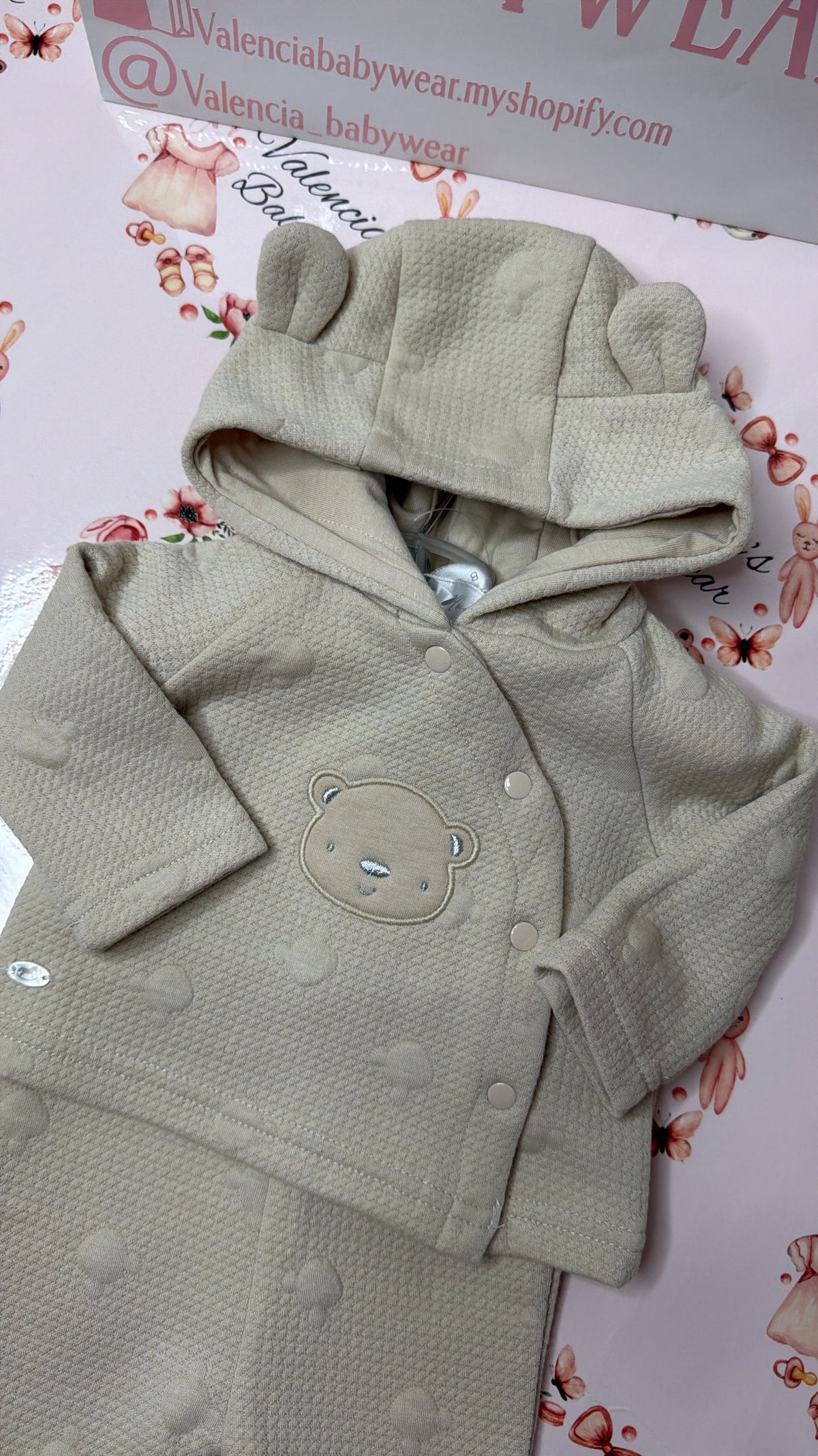 Baby bear hooded Jacket & Trouser Set