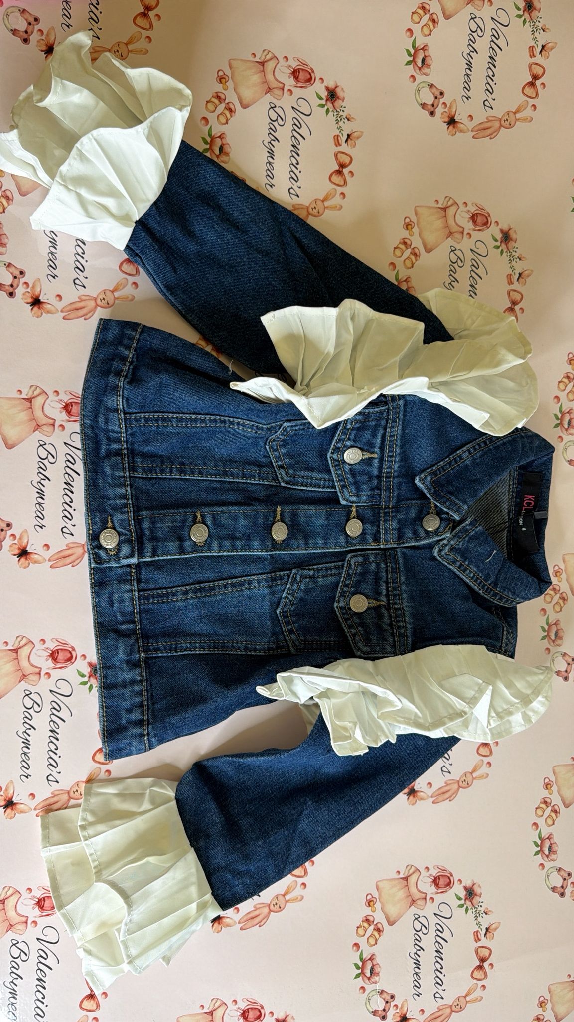 Puff Sleeve Denim Jacket