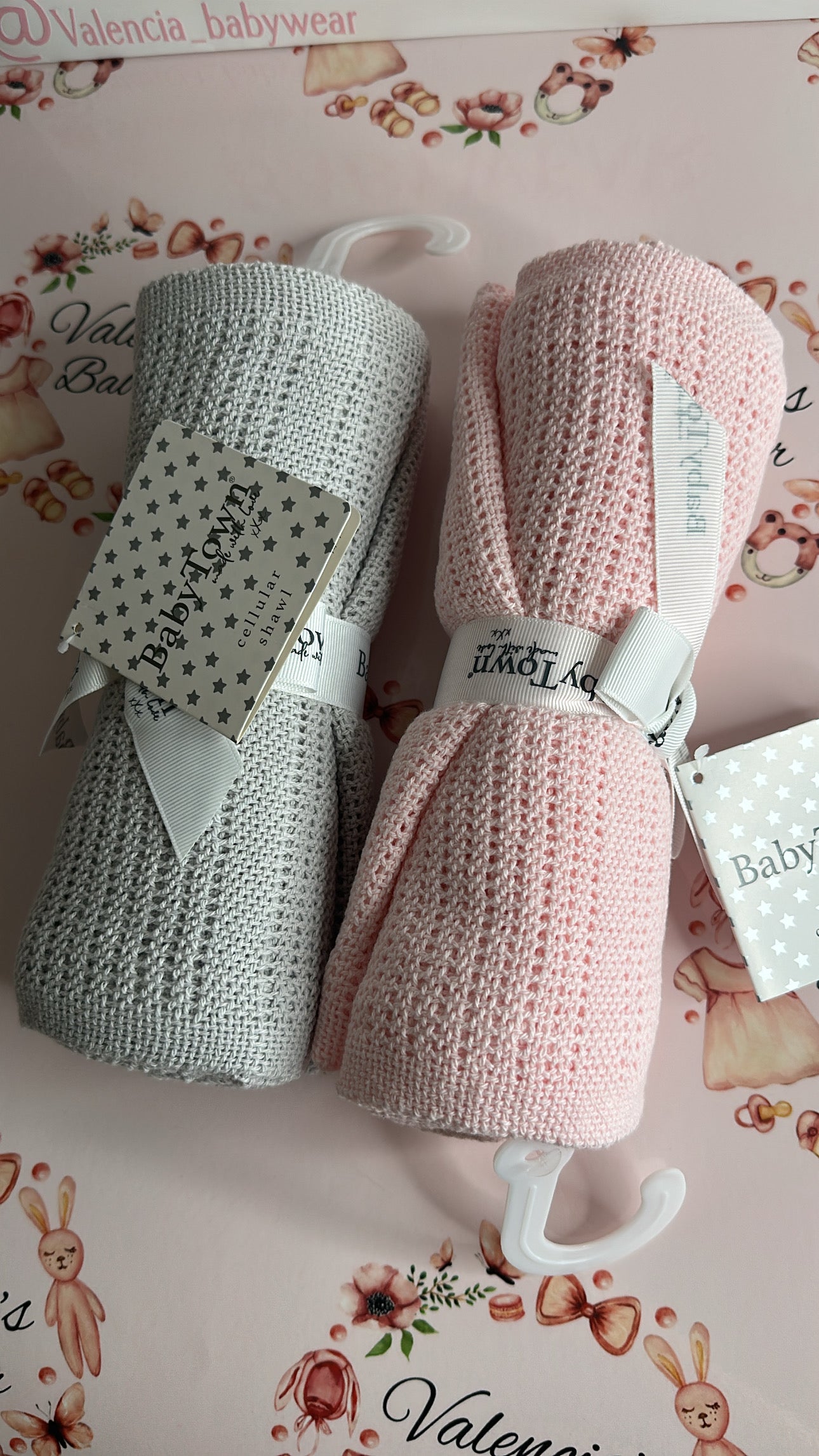 Grey Cellular Blankets