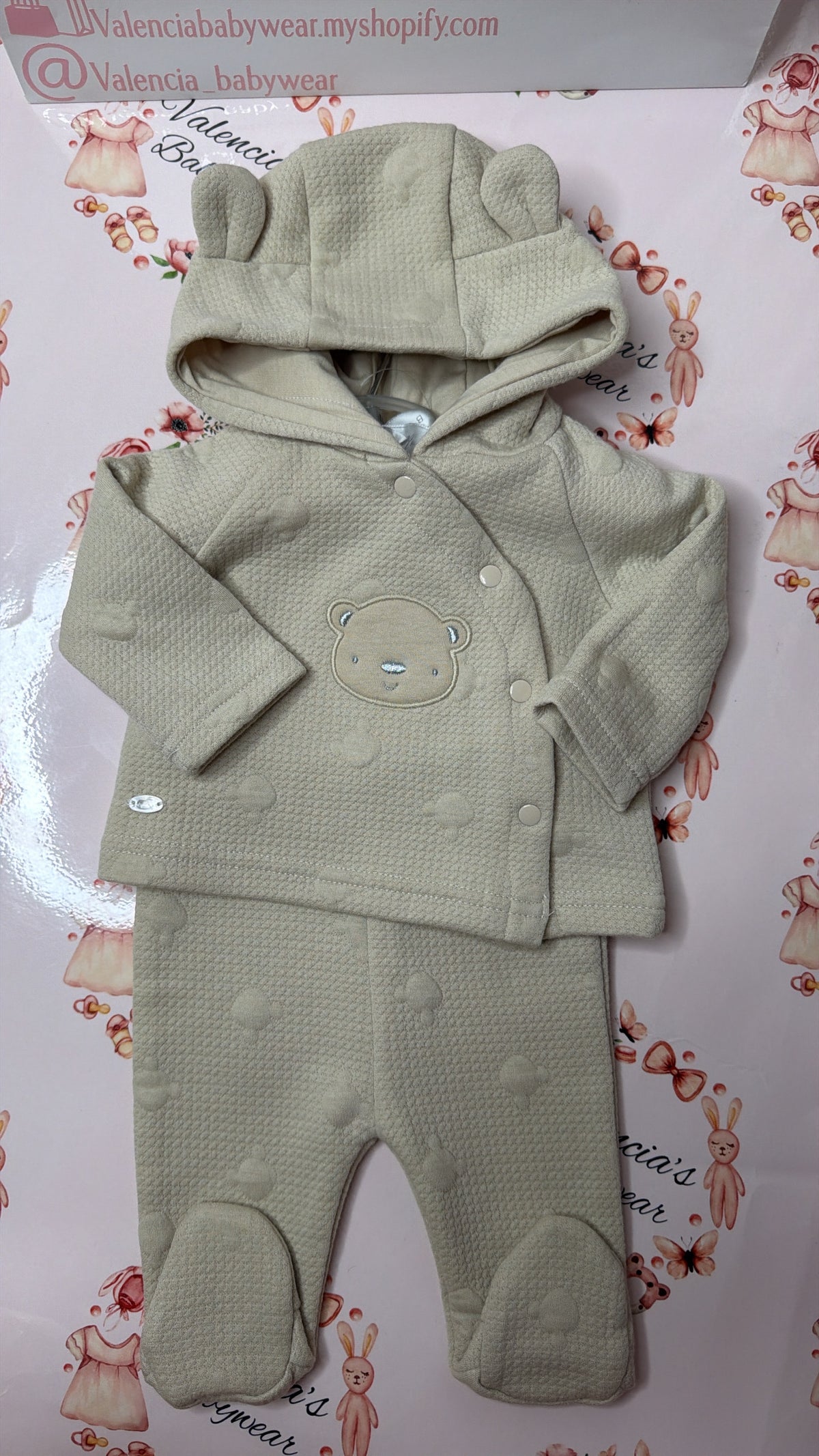 Baby bear hooded Jacket & Trouser Set