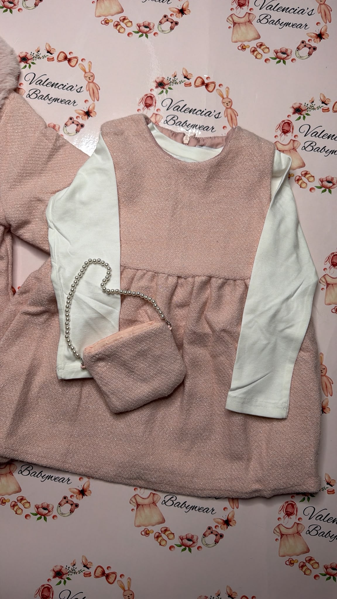 Dusty Pink 4PC Coat Set