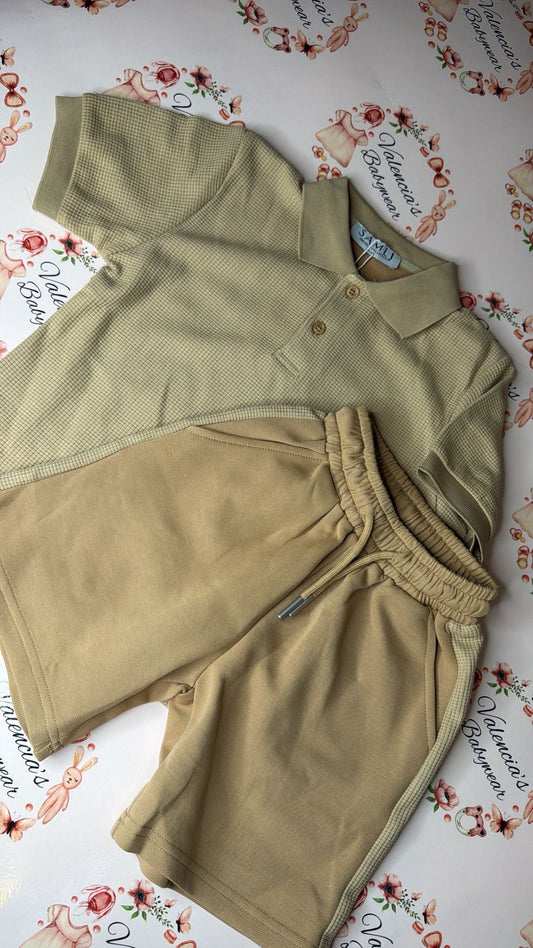 Boys Beige 2PC Set
