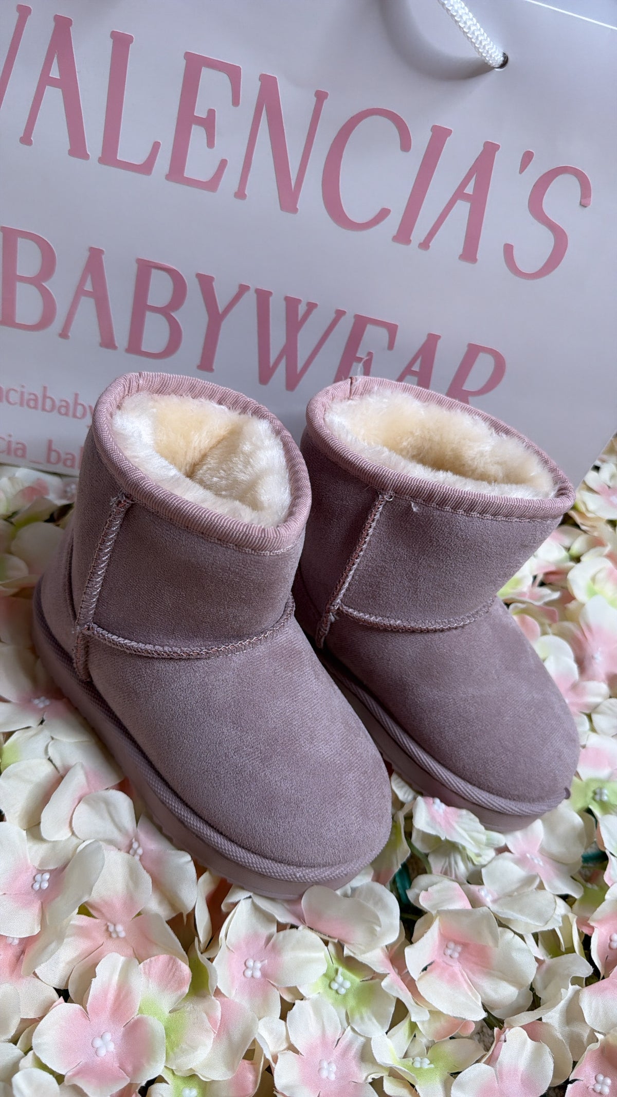 Pink Fur Winter Boots