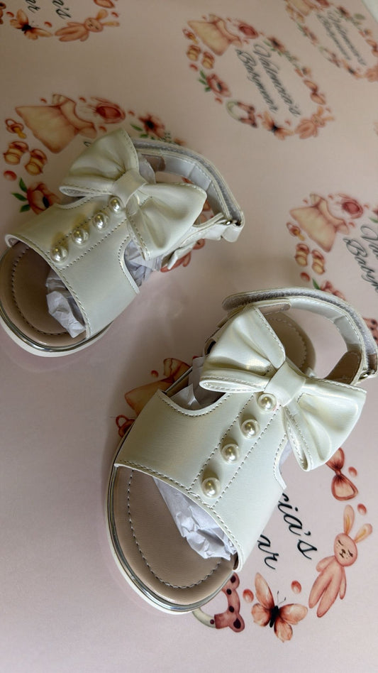 White Pearl Sandals