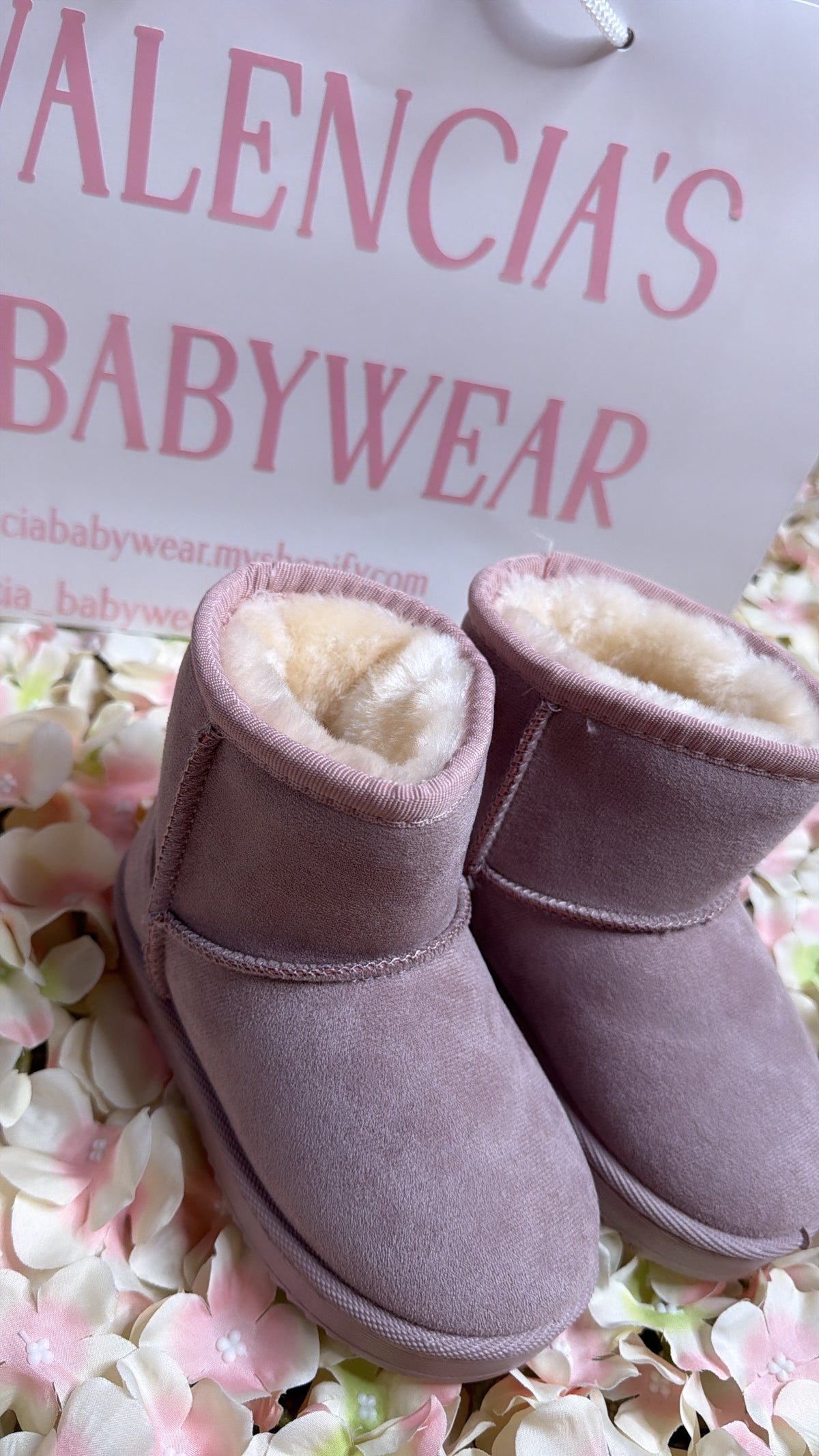 Pink Fur Winter Boots