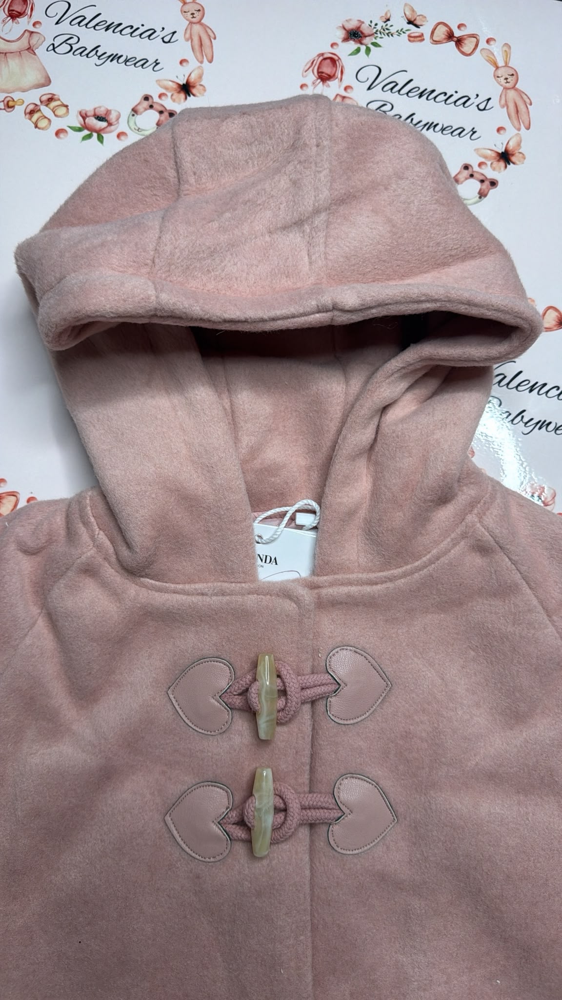 Dusty Pink Wool Coat