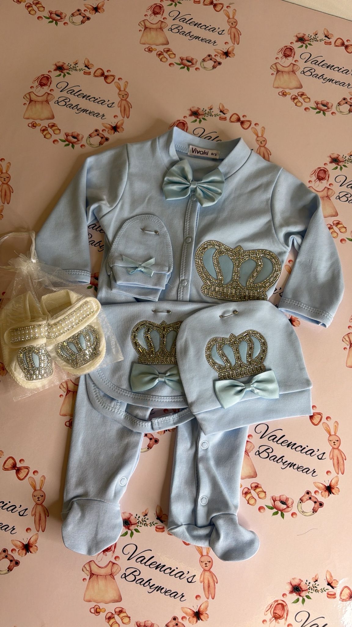 Boys Diamanté 5PC Set