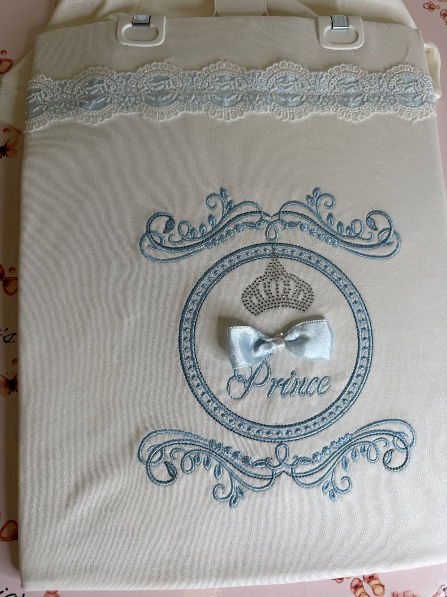 Blue Embroidered Prince Set