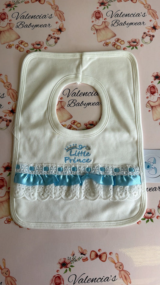 Blue Lace Bib ( Little Prince )