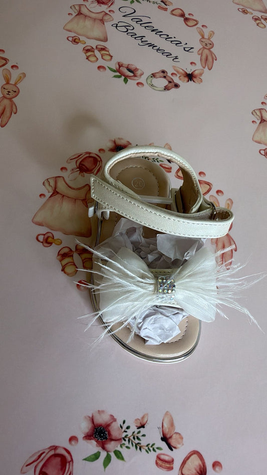 Now Diamonte strap sandals