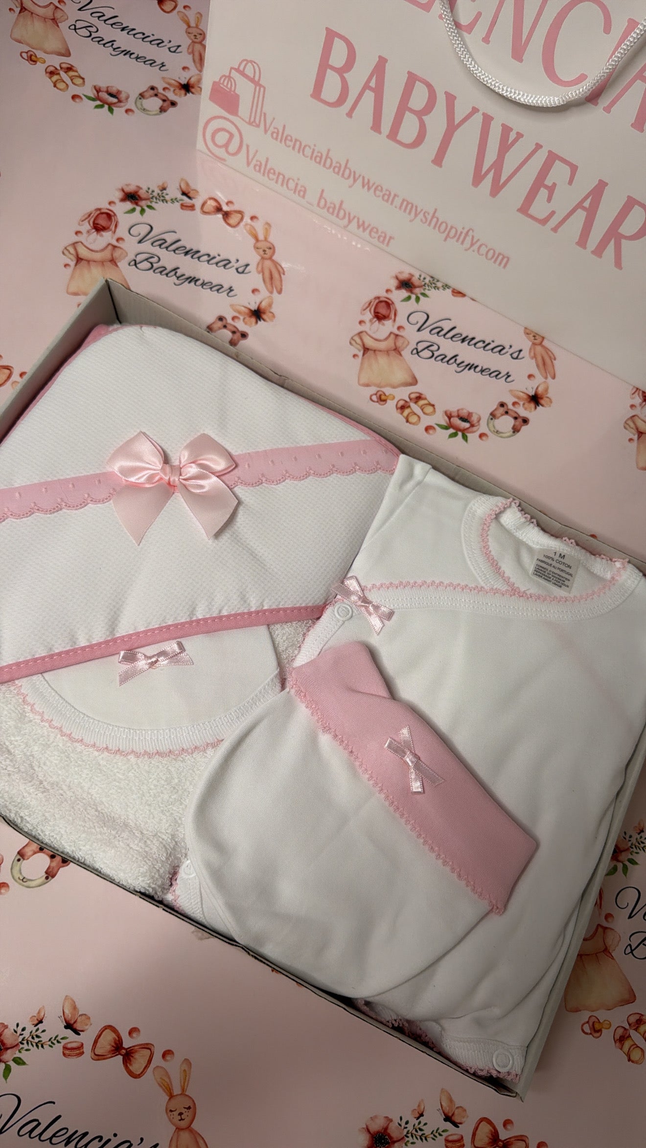 Pink 4PC Vest Gift Set