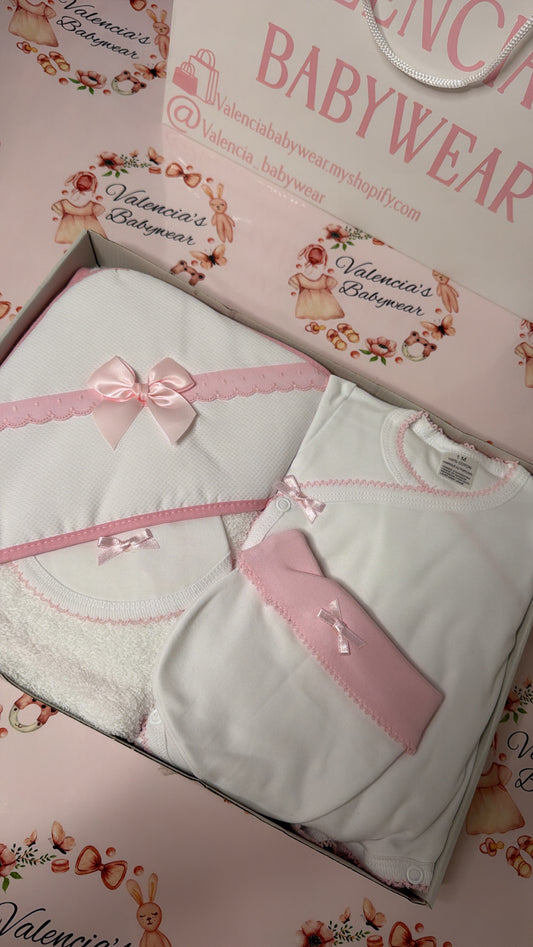 Pink 4PC Vest Gift Set