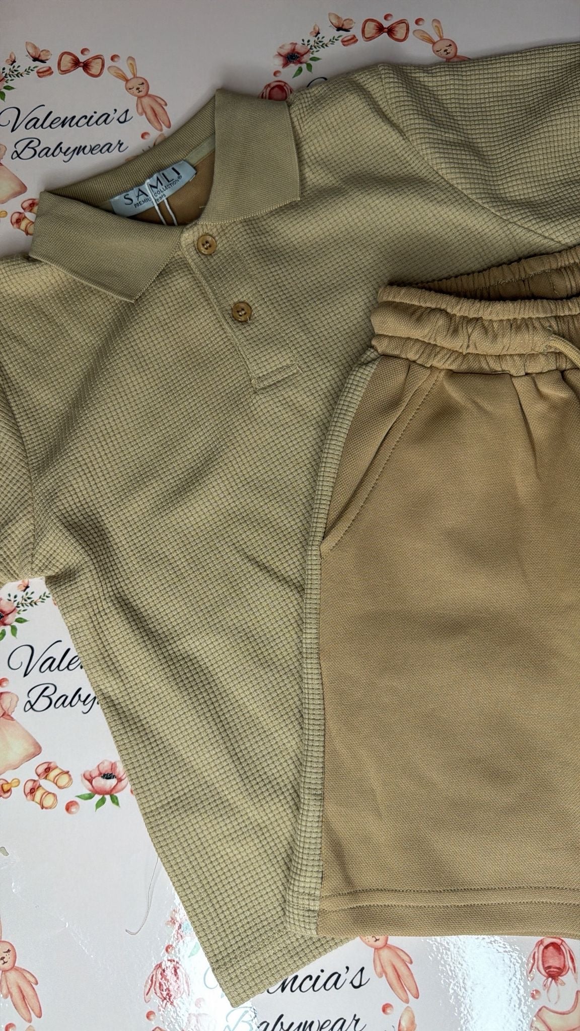Boys Beige 2PC Set