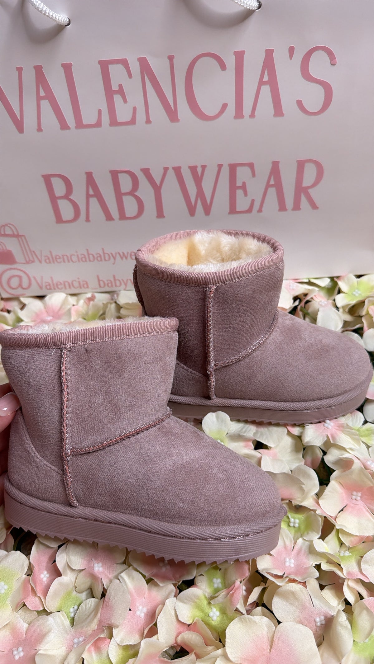 Pink Fur Winter Boots