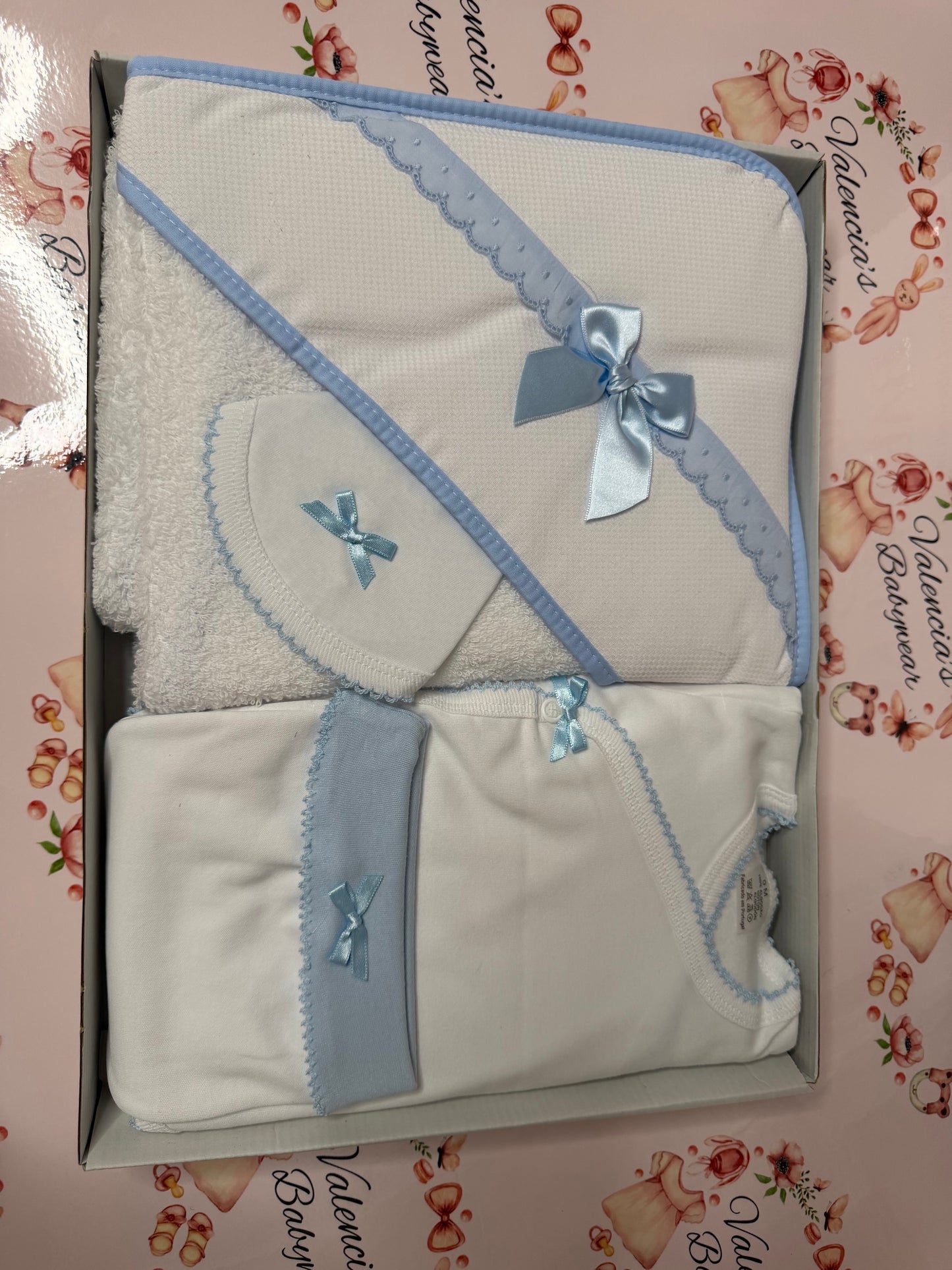 Blue 4PC Vest Gift Set