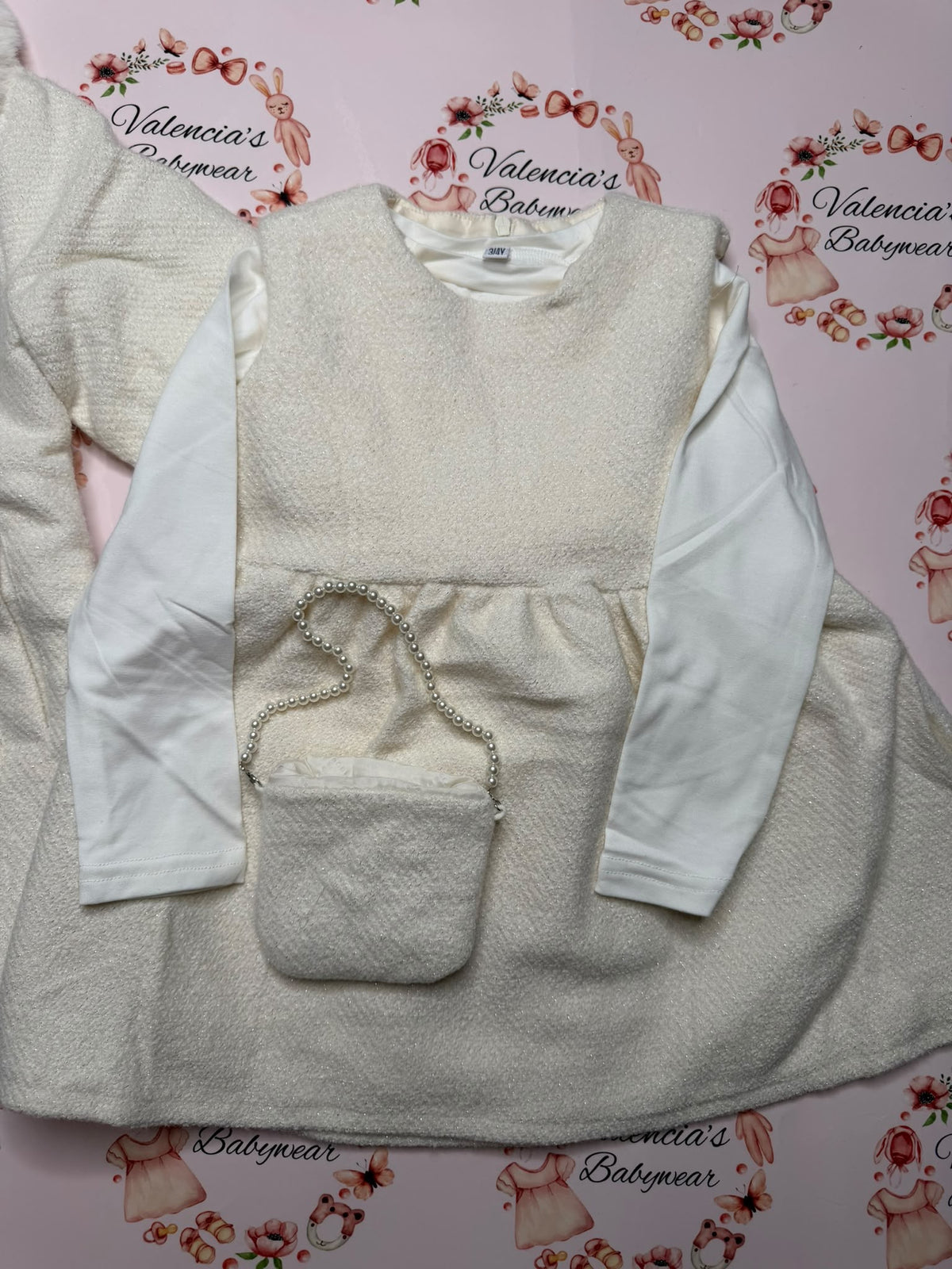 Cream 4PC Coat set