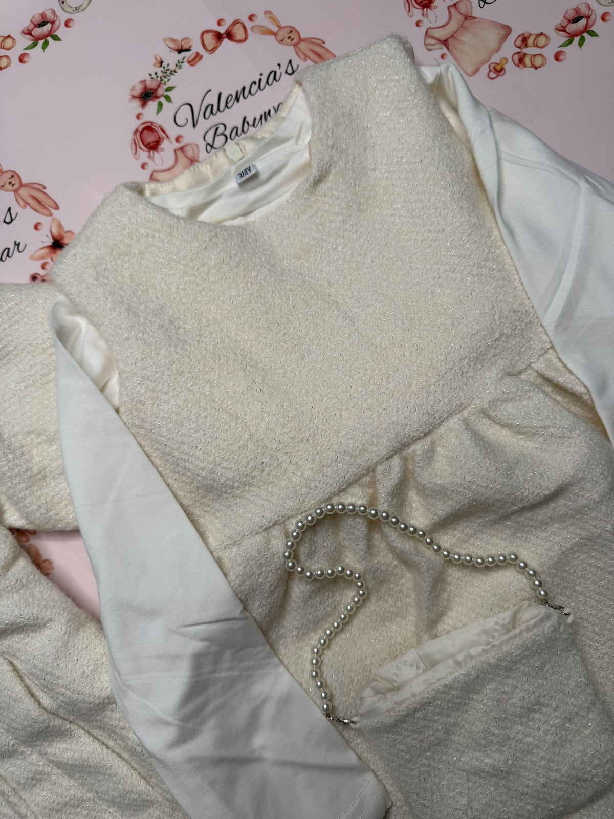 Cream 4PC Coat set