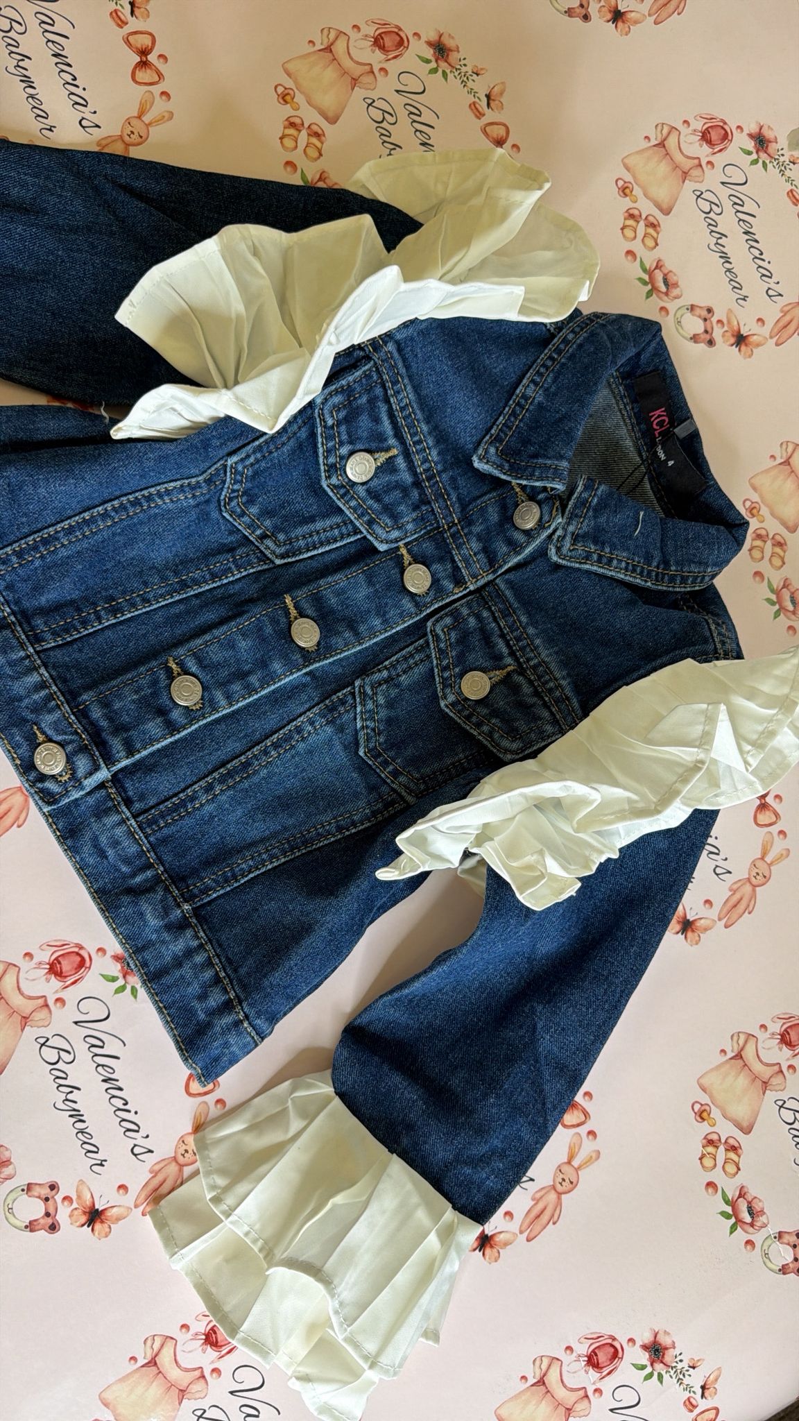 Puff Sleeve Denim Jacket