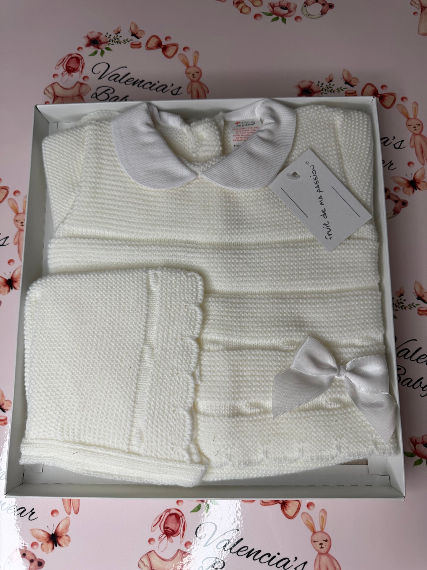 Baby’s 3PC Knitted Box Set